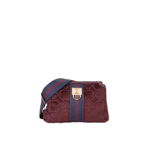 borsa a spalla donna bordò