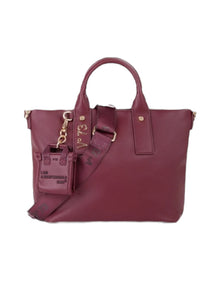 borsa a mano donna bordò