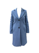 cappotto donna celeste