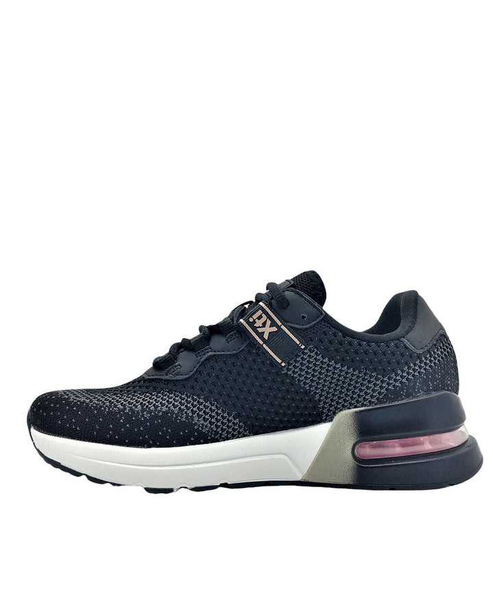 sneaker donna tessuto xti art.04344502 nero