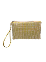 DENEB pochette donna strass oro