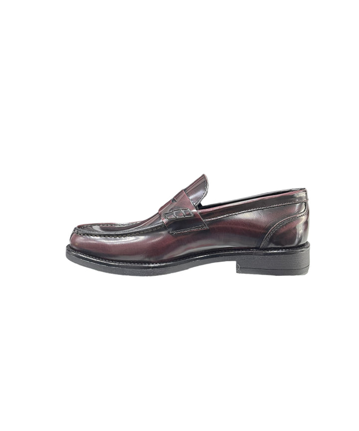 mocassini uomo pelle antony sander art. 100 bordeaux