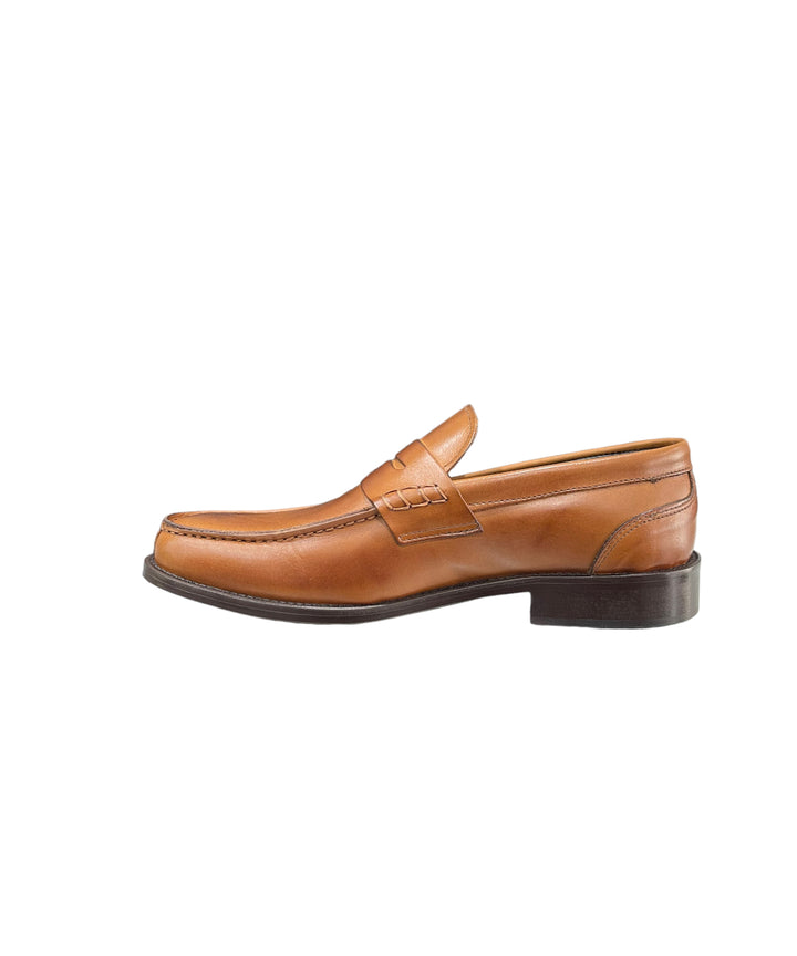 mocassini uomo pelle antony sander art. 100 cuoio