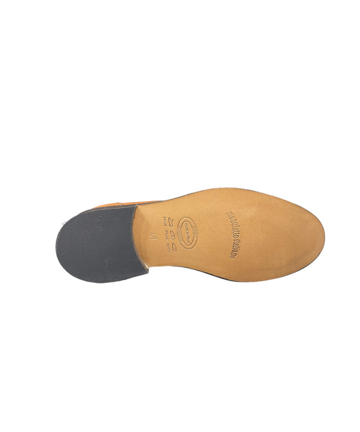 mocassini uomo pelle antony sander art. 100 cuoio