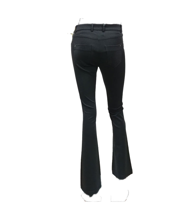 pantalone nero giardini 60821-100 nero lurex