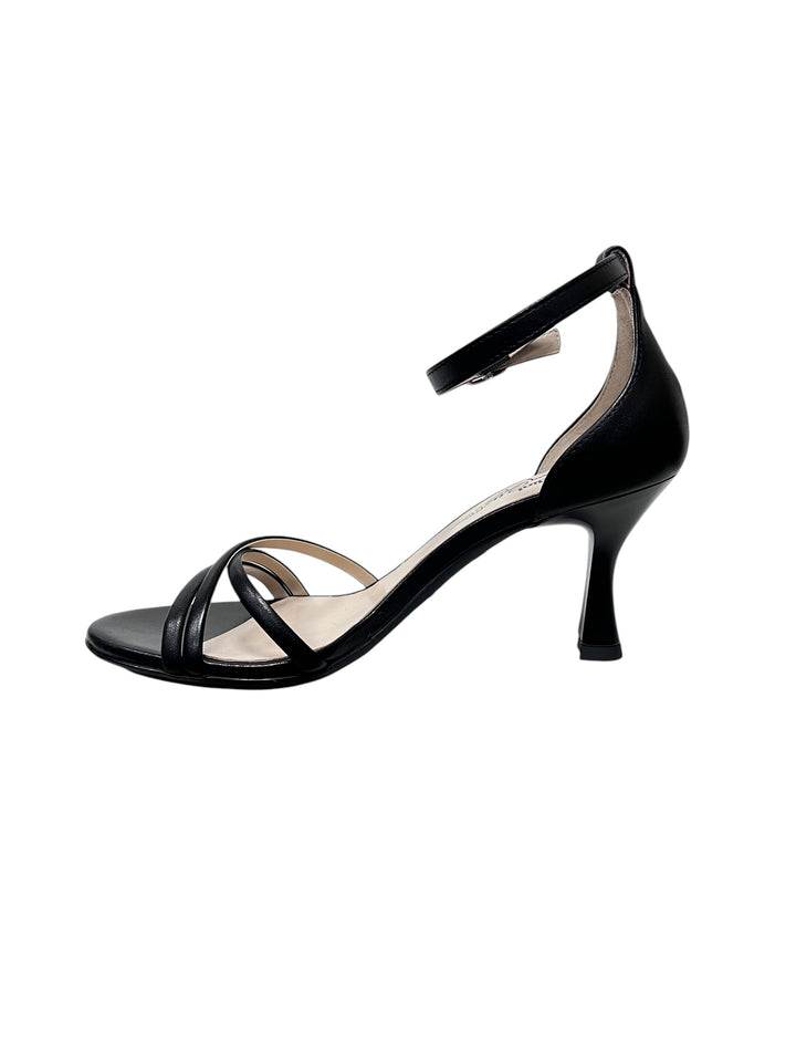 sandali eleganti donna pelle-vernice nerogiardini art.e410120de100 nero