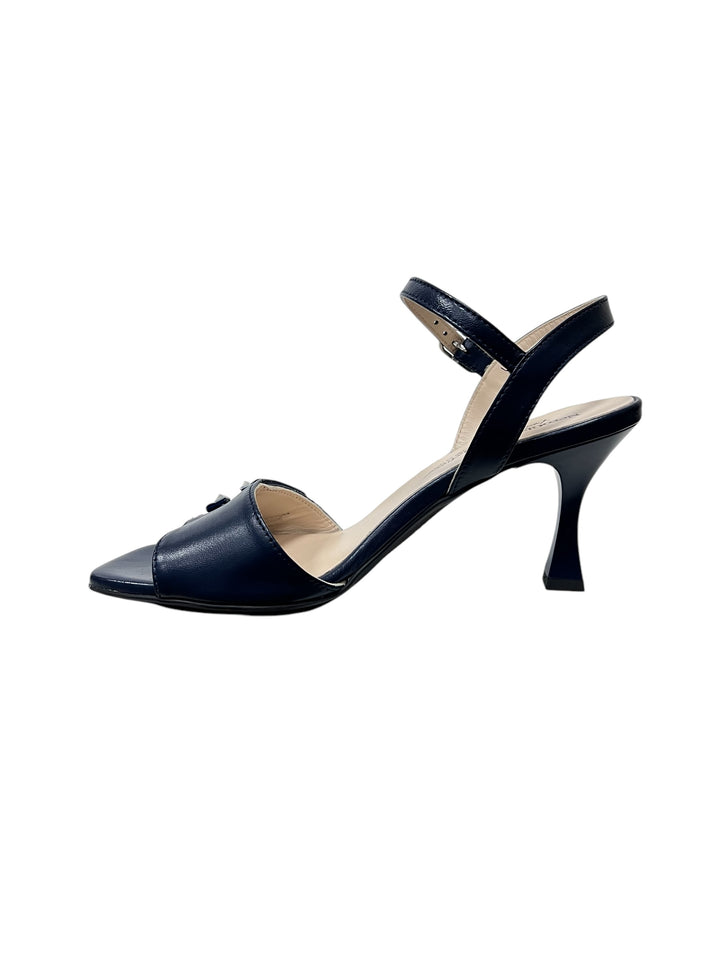 sandali eleganti donna pelle nerogiardini art.e410140de200 blu