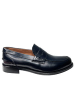 mocassini uomo pelle exton art.102 blu
