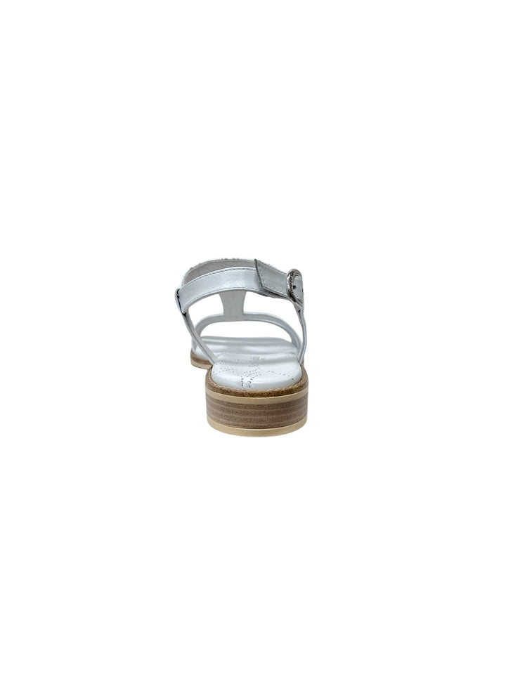sandali donna pelle nero giardini art.e410464d707 bianco-grigio