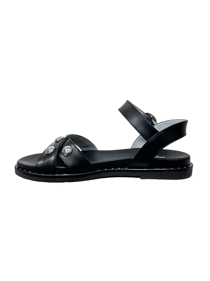 sandali donna pelle nero giardini art.e410490d100 nero