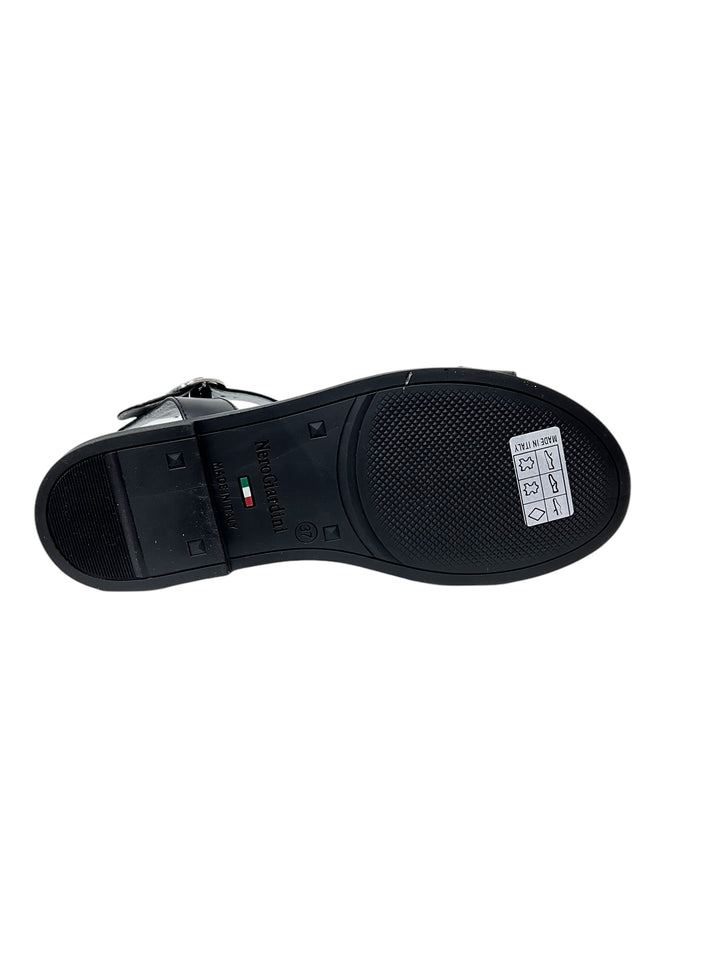 sandali donna pelle nero giardini art.e410490d100 nero