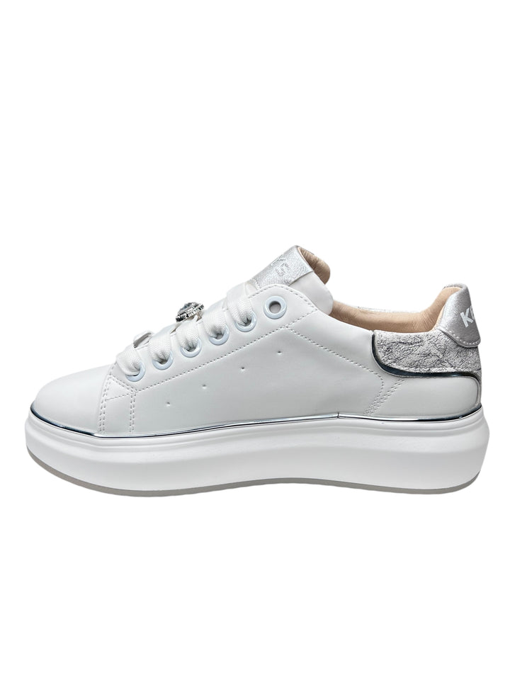 sneakers donna keys art.10503-9507 white-silver