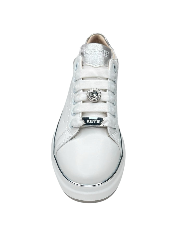 sneakers donna keys art.10503-9507 white-silver