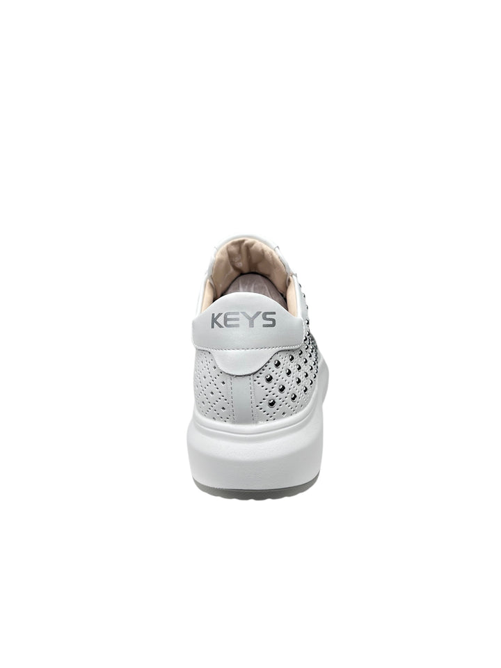 sneakers donna keys art.10508-9633 bianco