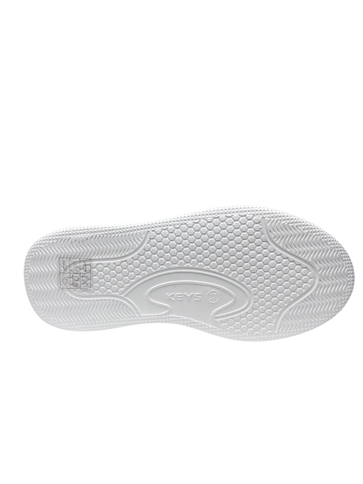 sneakers donna pelle keys art.10521-9524 BIANCO-VERDE