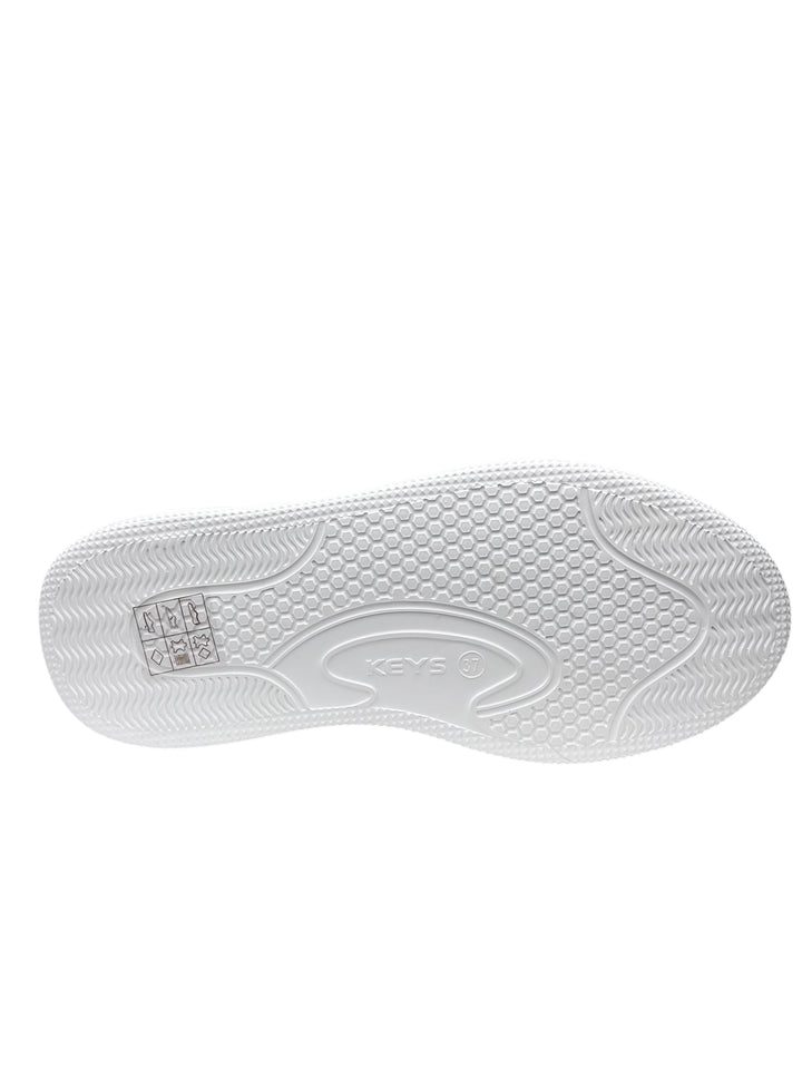 sneakers donna pelle keys art.10523-9527 bianco-cielo