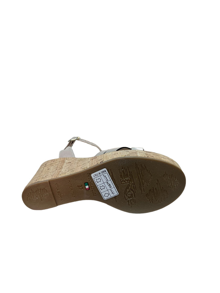 sandali donna pelle nero giardini art.e410610d677 femme