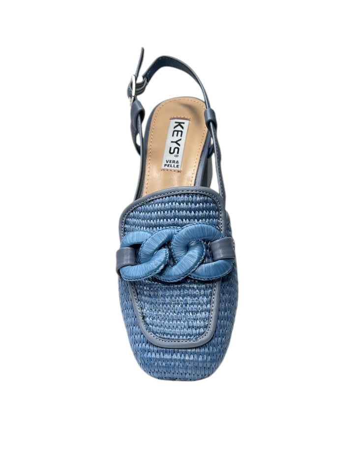 slingback donna rafia keys art.10630-9655 carta da zucchero