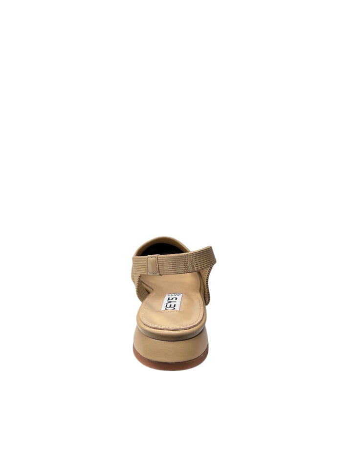 slingback donna tessuto keys art.10663-9720 beige-black