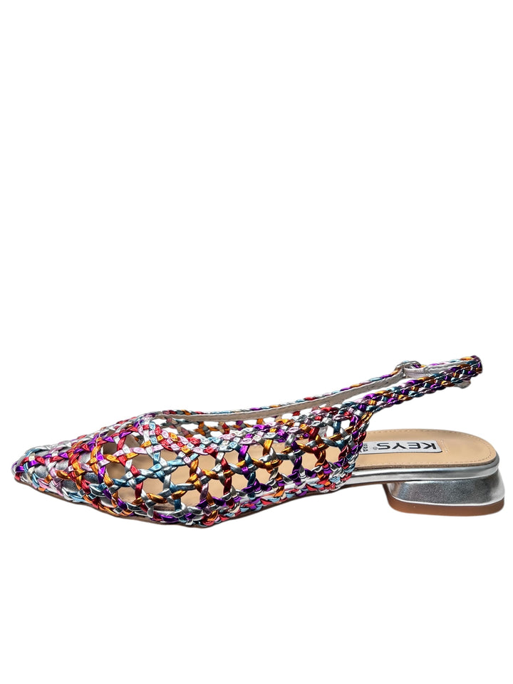 slingback donna intreccio keys art.10665-9781 multicolor