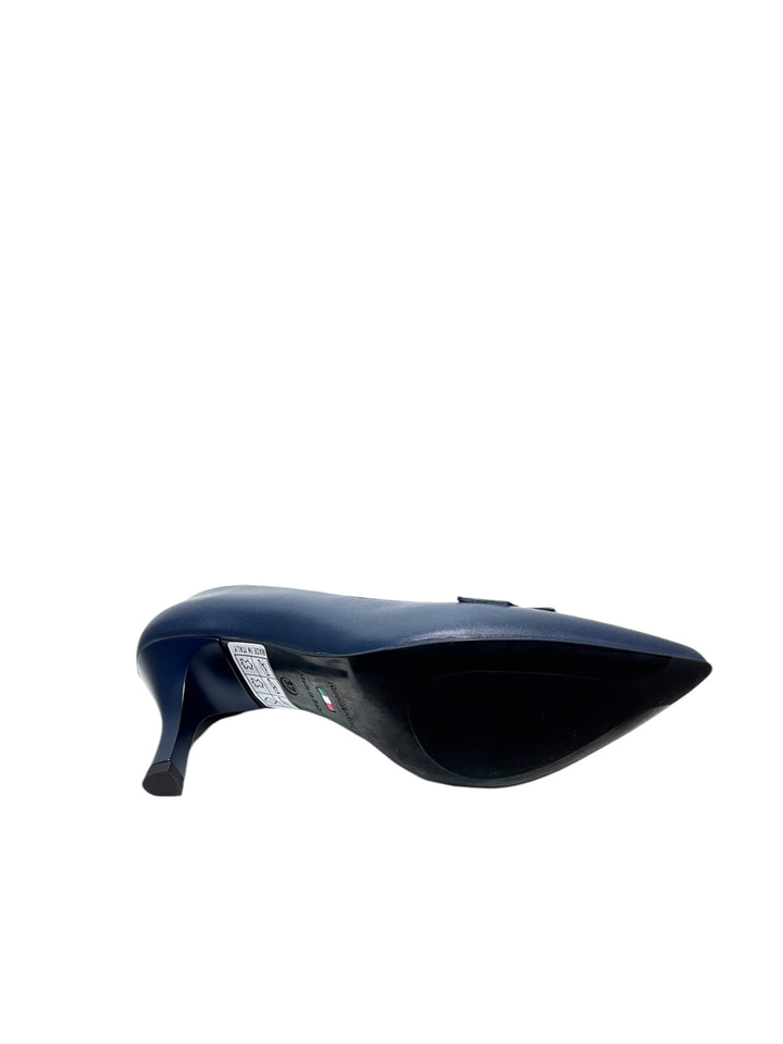 décolleté donna pelle nero giardini elegante art.i410800de200 blu