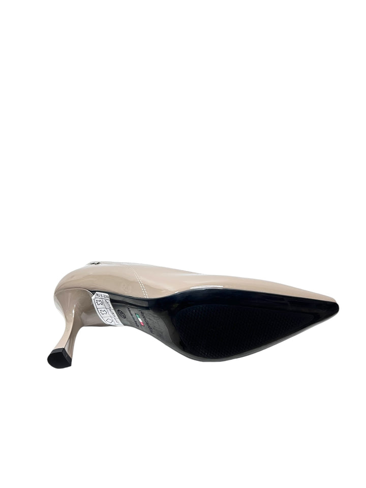 décolleté donna pelle nero giardini elegante art.i410870de107 smog