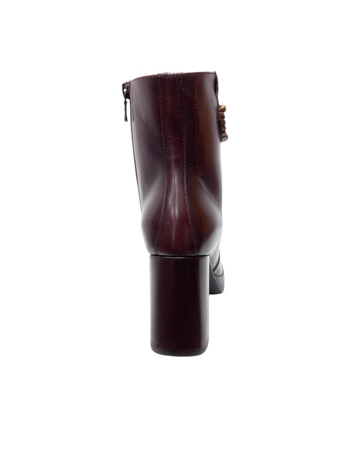 tronchetti donna pelle nero giardini art.i410907d412 delavato beige