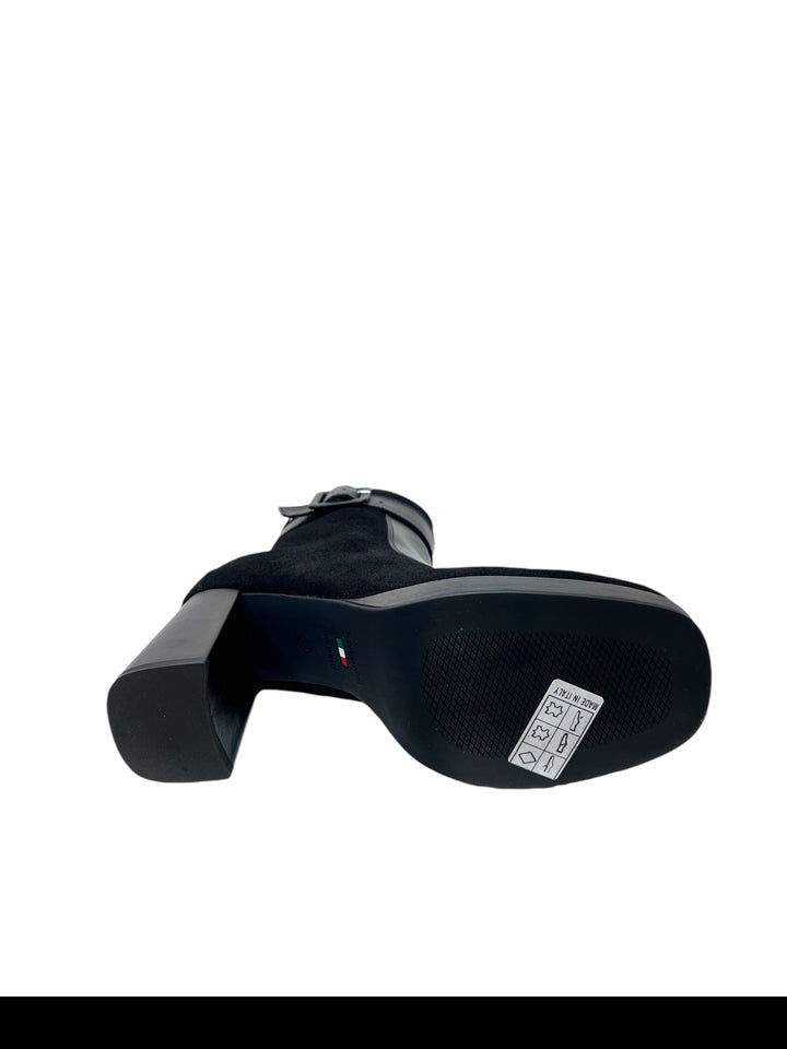 tronchetti donna pelle nero giardini art.i410912d100 nero