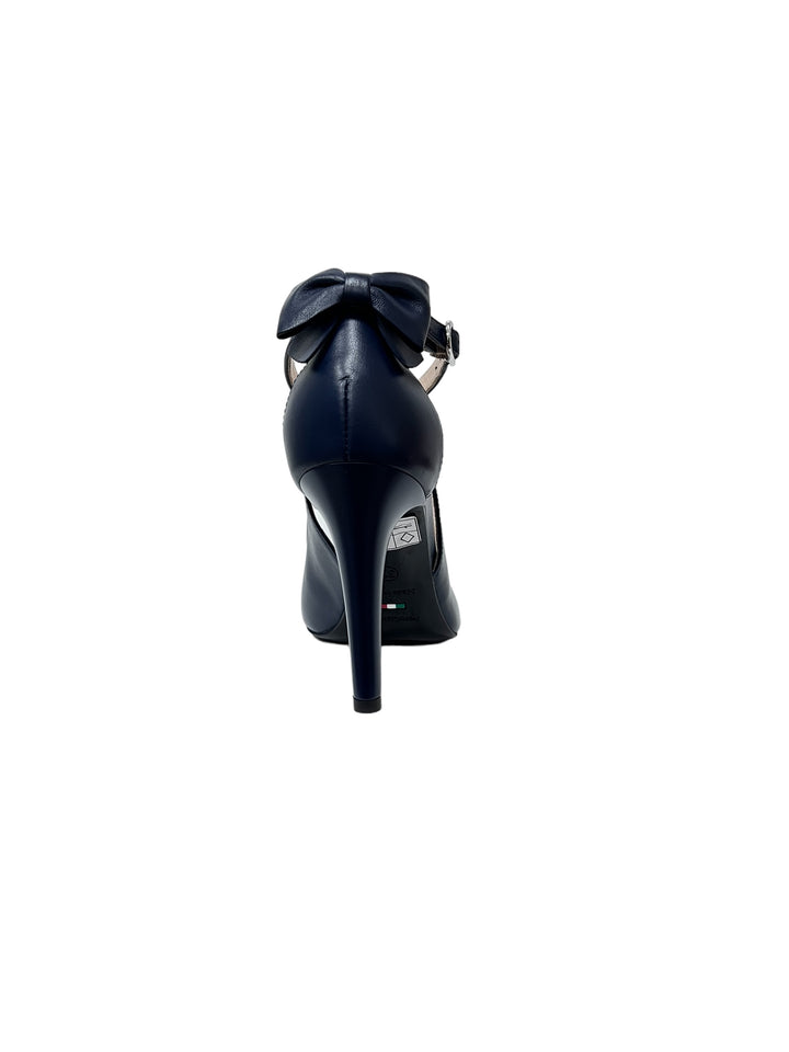 décolleté donna pelle nero giardini art. e411072de200 blu