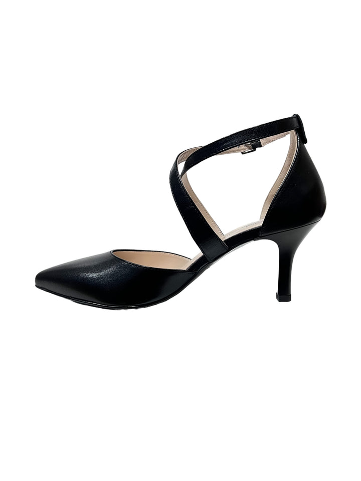 décolleté donna pelle nero giardini art. e011084de100 nero