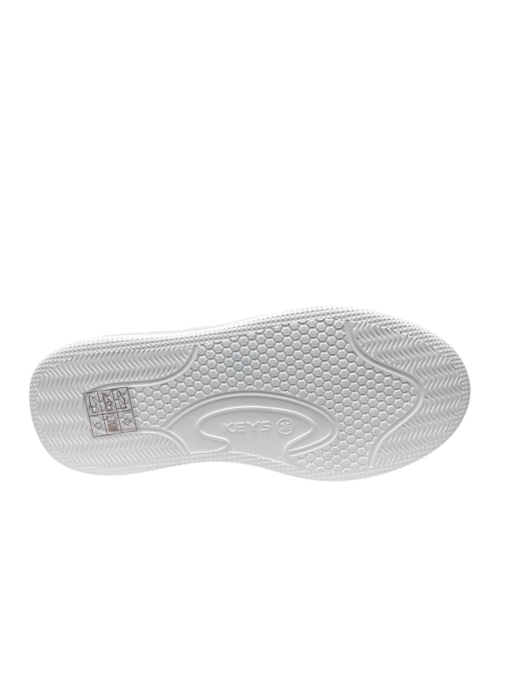 sneaker donna bianco-oro