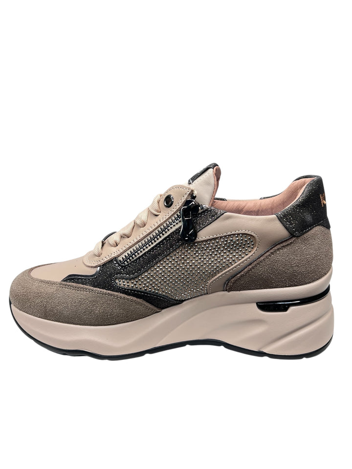 sneaker donna taupe