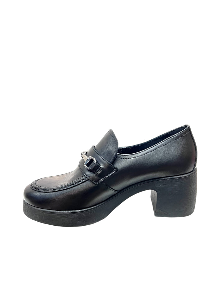 mocassini donna pelle nero giardini art.i411290d100 nero