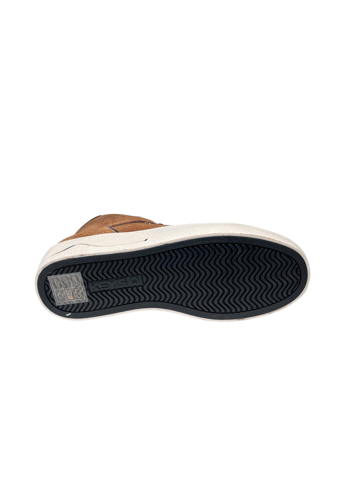 sneaker alta donna cuoio