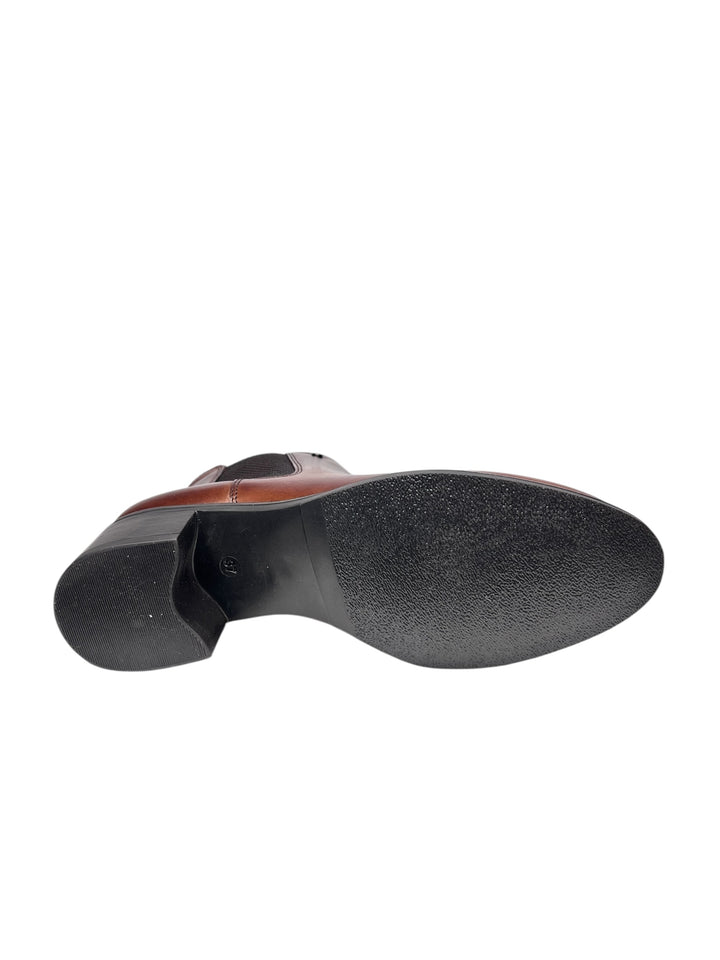 stivaletto donna cuoio