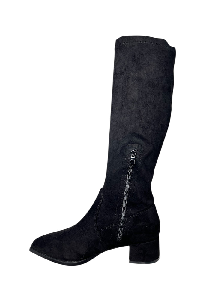 stivale donna elasticizzato nero