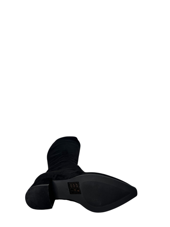 stivale donna elasticizzato nero