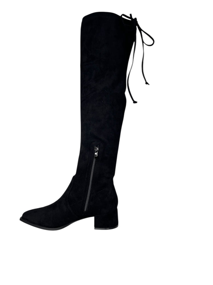 stivale donna elasticizzato nero