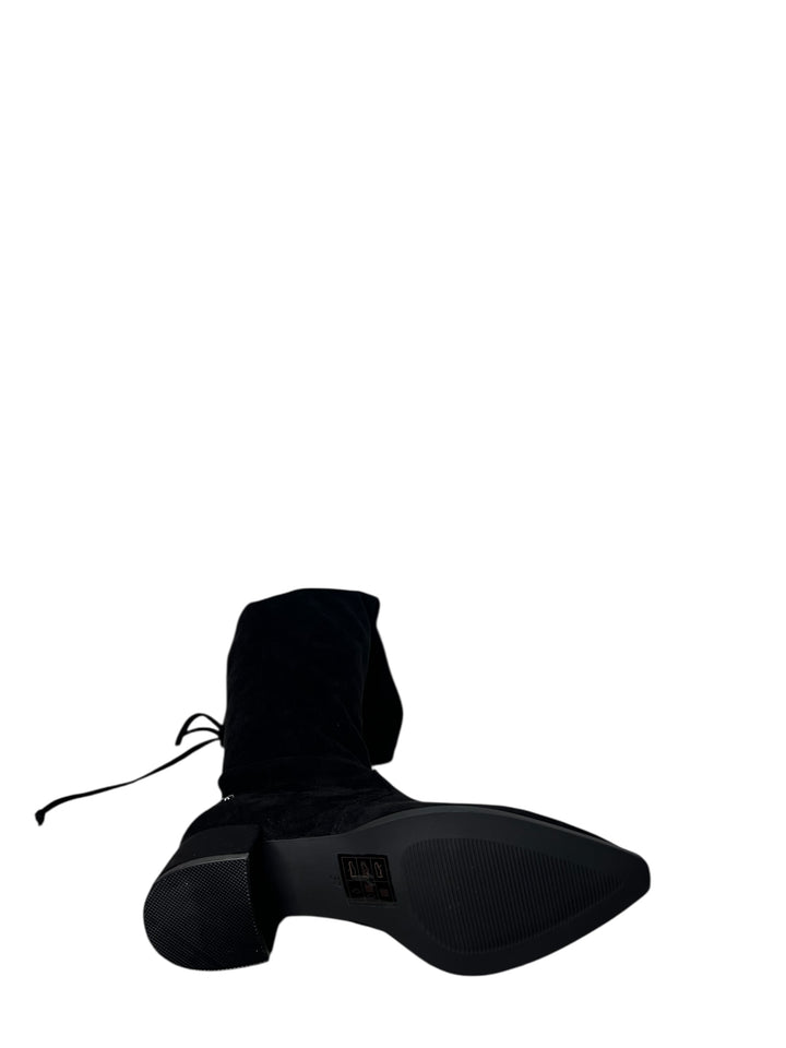 stivale donna elasticizzato nero