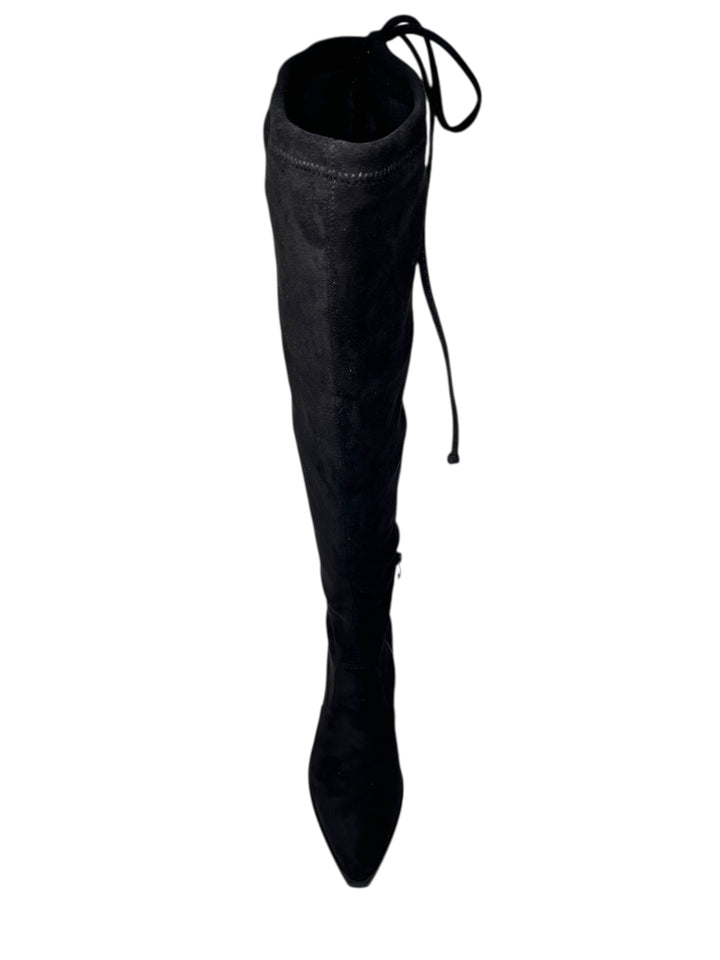 stivale donna elasticizzato nero