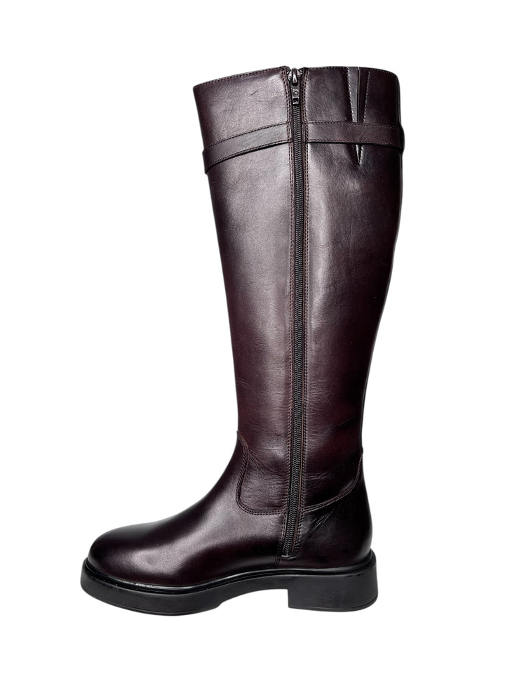 stivale donna dark brown