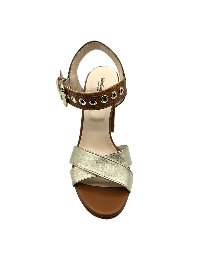 sandali donna pelle nero giardini art.e115650d418 miele