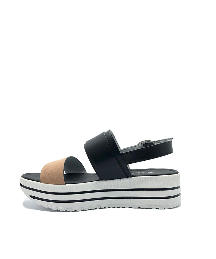 sandali donna pelle nero giardini art.e115711d660 PHARD