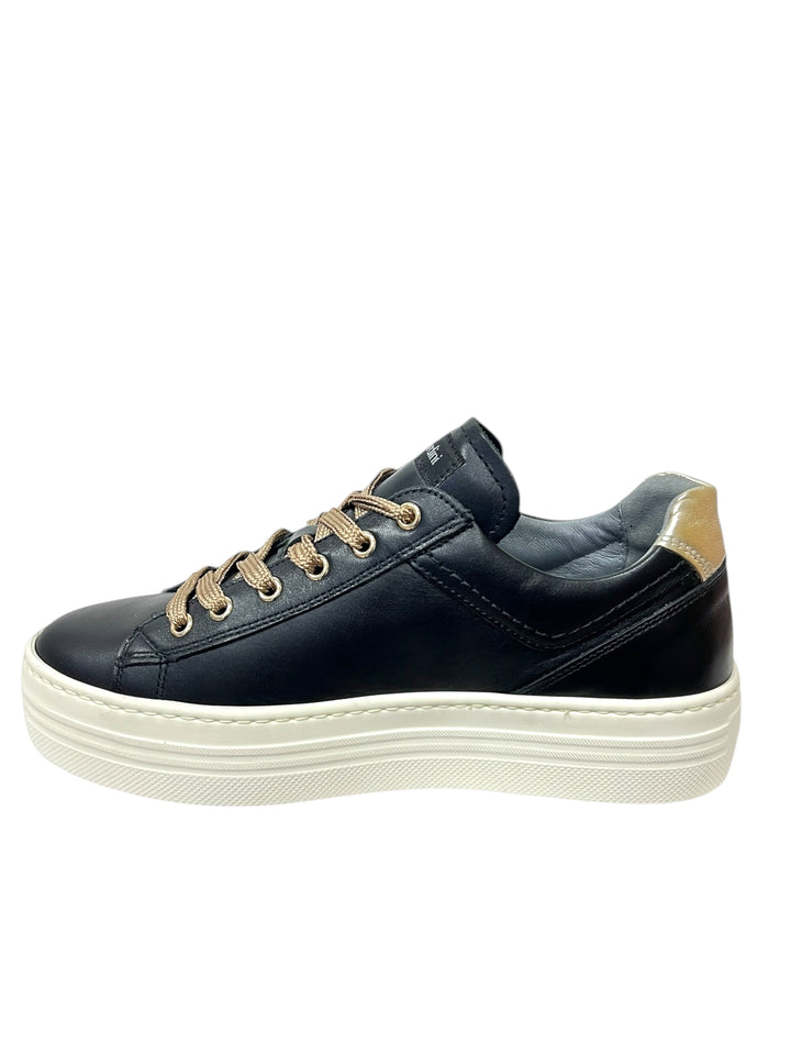 sneakers donna pelle nero giardini art.i411610d100 nero