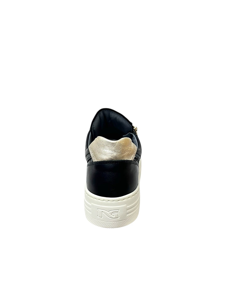 sneakers donna pelle nero giardini art.i411610d100 nero