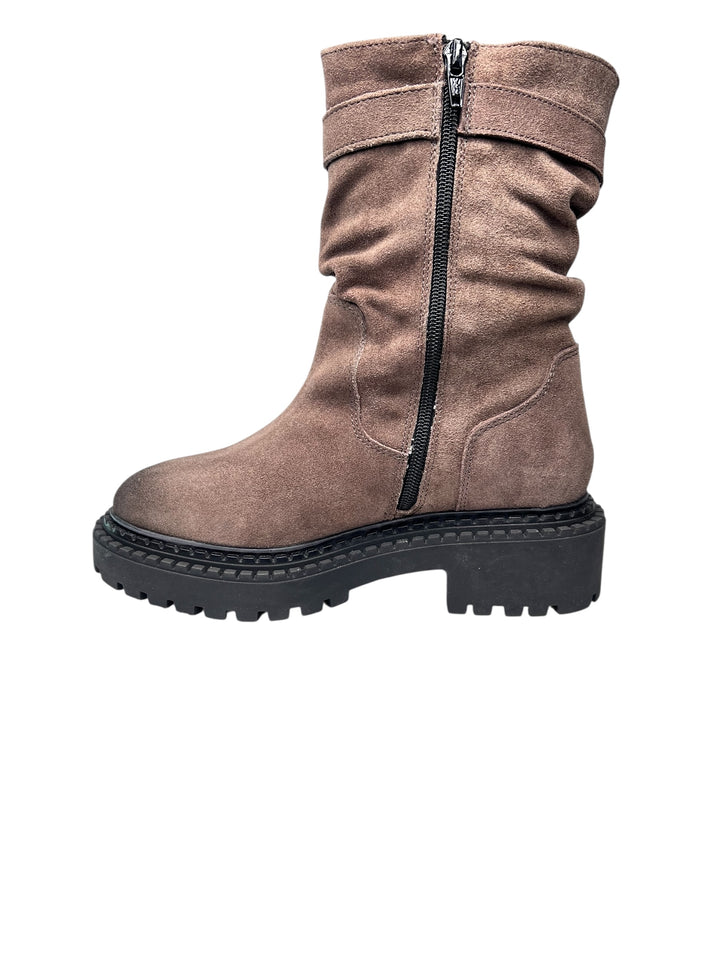 stivaletto donna taupe