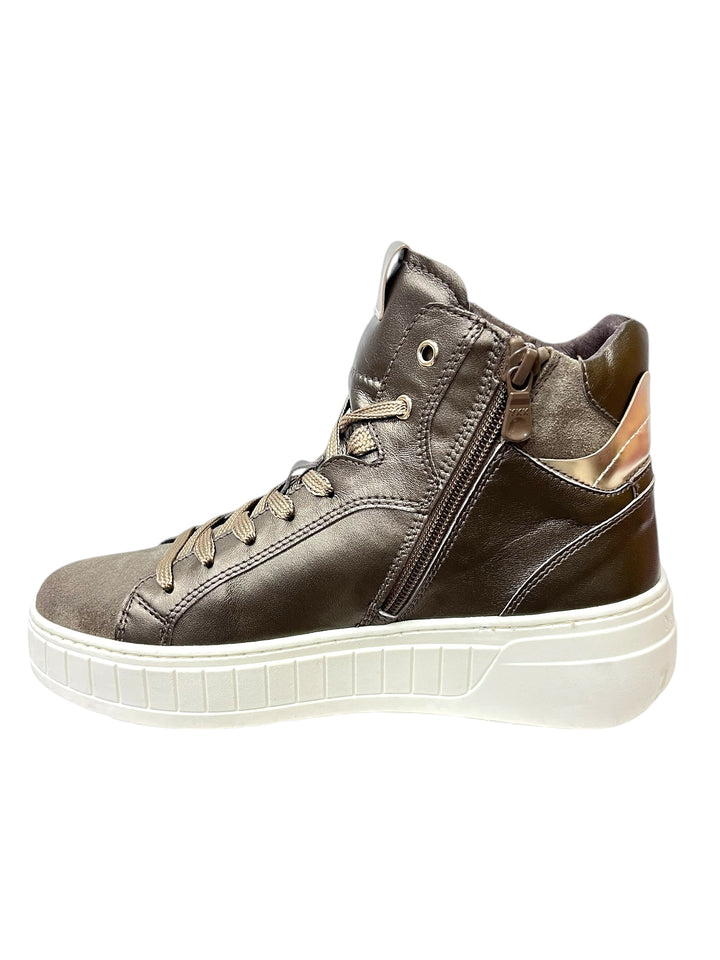 sneakers alte donna pelle nero giardini art.i411634d501 talpa