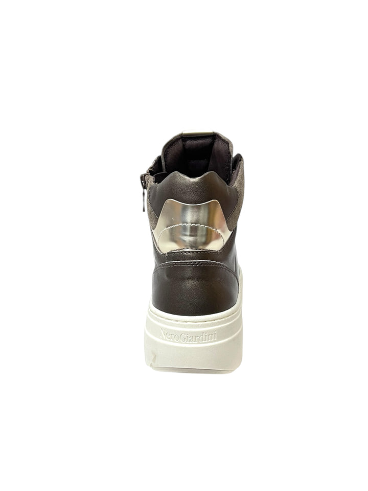 sneakers alte donna pelle nero giardini art.i411634d501 talpa