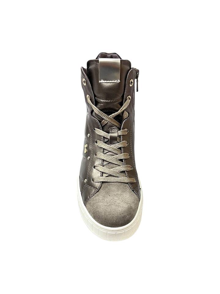 sneakers alte donna pelle nero giardini art.i411634d501 talpa
