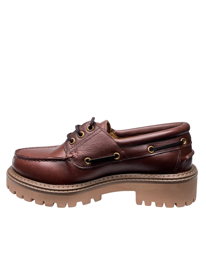 stringata donna brown